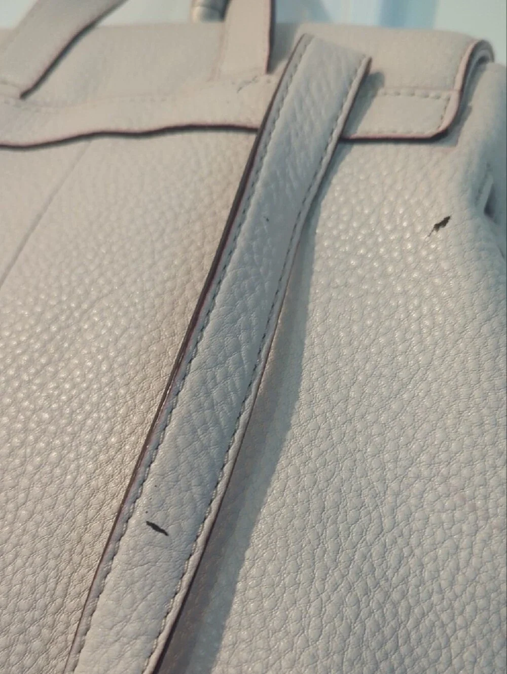 kate spade Pebbled Leather Backpack in Light Blush